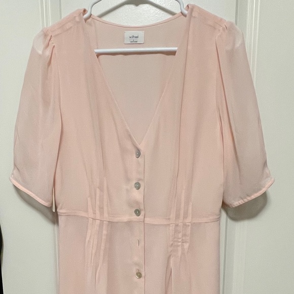 Aritzia dress rose quartz color size 6 - Picture 2 of 4